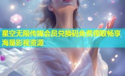 星空无限传媒会员兑换码免费领取畅享海量影视资源