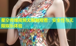 星空传媒视频无限制观看：安全性与无限娱乐体验